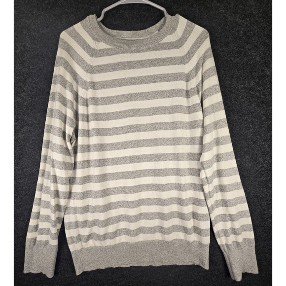 Banana Republic Other - Banana Republic Mens Cotton Cashmere Striped Crewneck Sweater Size M